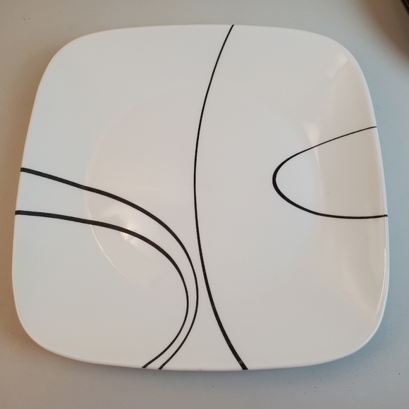 Corelle Dining 4 5 Corelle Square Simple Lines Plates Poshmark
